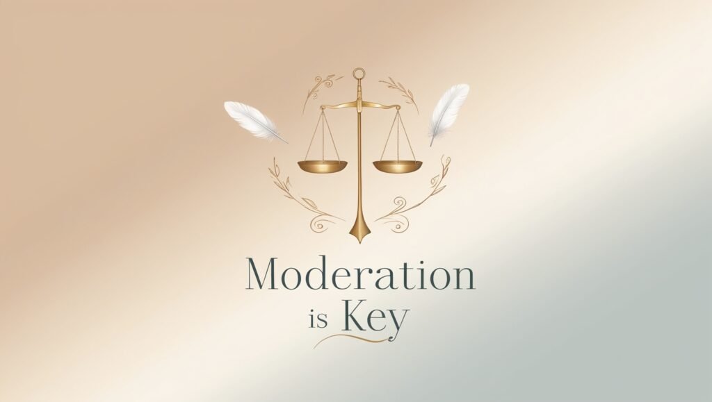 an image of Moderation is Key