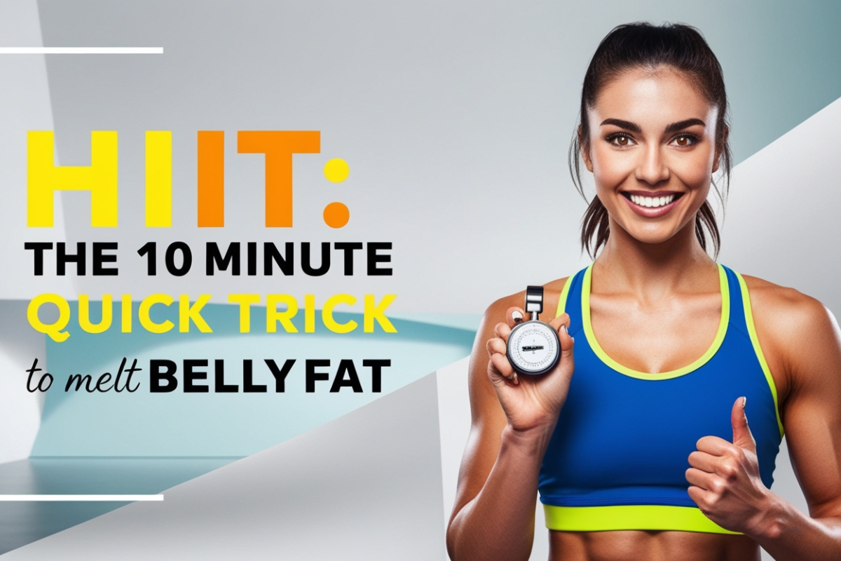 an image of HIIT- The 10 Minute Quick Trick To Melt Belly Fat