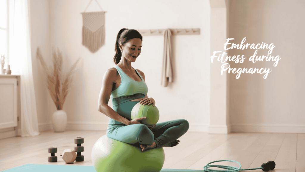 pregnancy balls exercise for women image