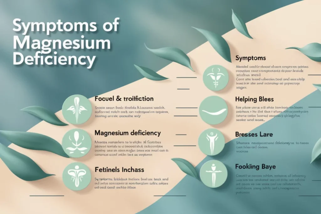 an image of Symptoms Of Magnesium Deficiency