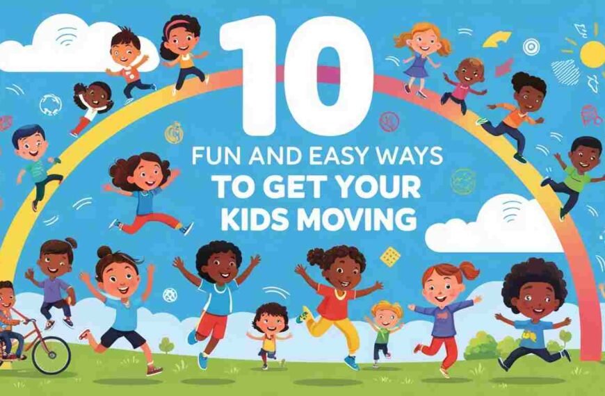 An image of 10 Fun And Easy Ways To Get Your Kids Moving