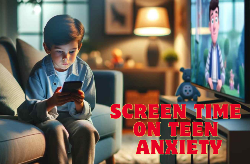 an image of Evaluating the Consequences of Watching 4+ Hours of Screen Time on Teen Anxiety