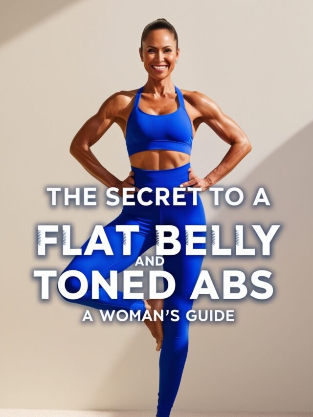 The Secret To A Flat Belly And Toned Abs: A Woman’s Guide