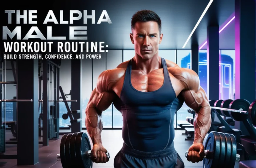 an image of The Alpha Male Workout Routine: Build Strength, Confidence, and Power