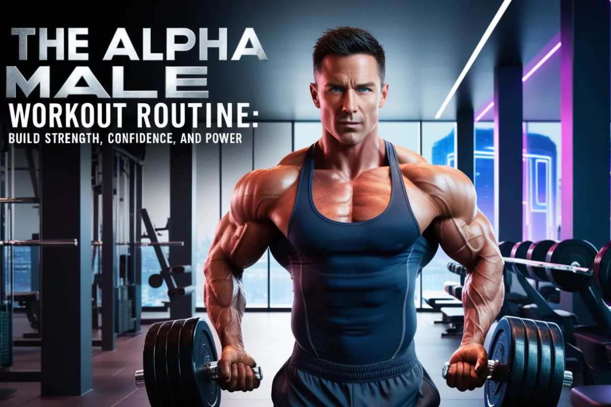 an image of The Alpha Male Workout Routine: Build Strength, Confidence, and Power