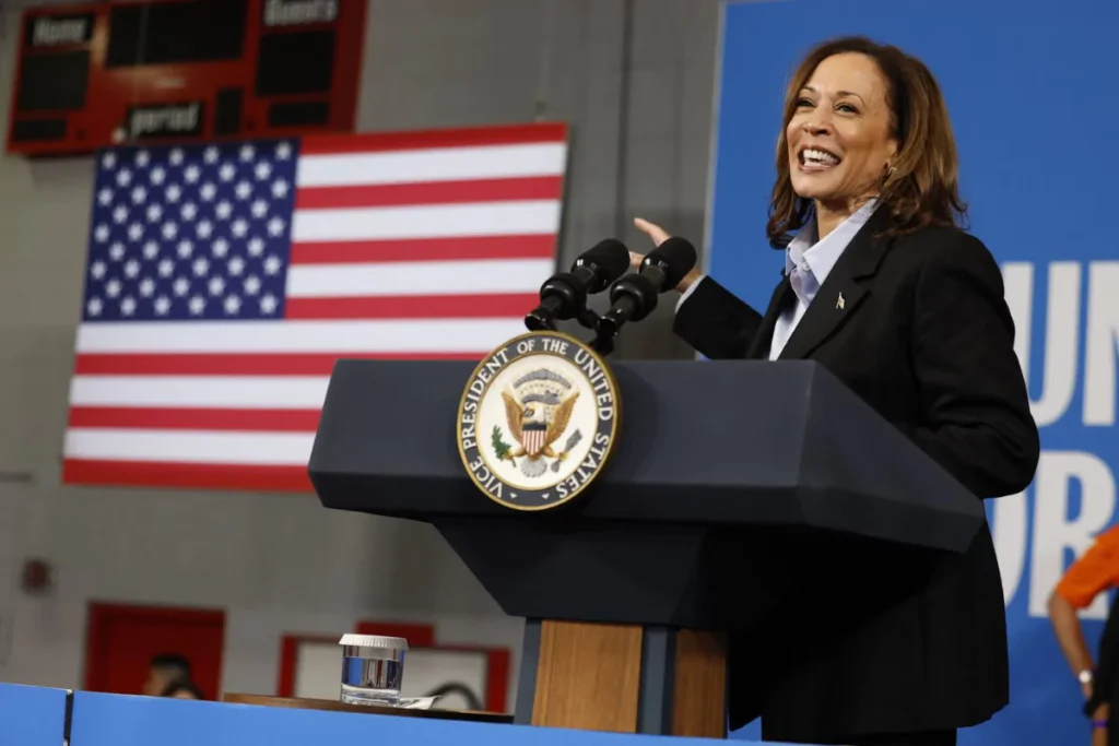 an image of Kamala Harris: Expansion and Protection