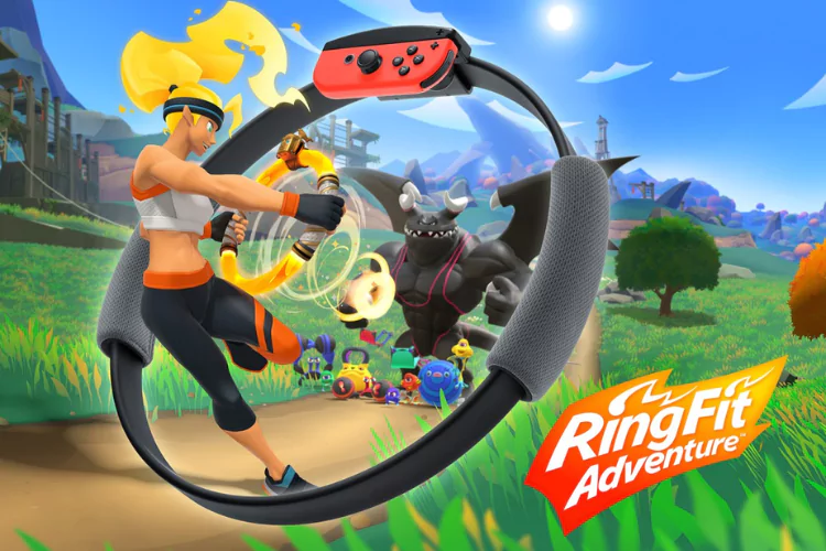 an image of Ring Fit Adventure for Nintendo Switch