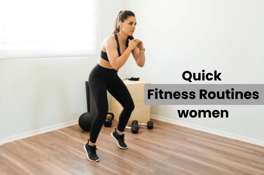 An image of Quick Select Quick Fitness Routines for Busy Women: Stay Fit in Minutes! Quick Fitness Routines for Busy Women: Stay Fit in Minutes!