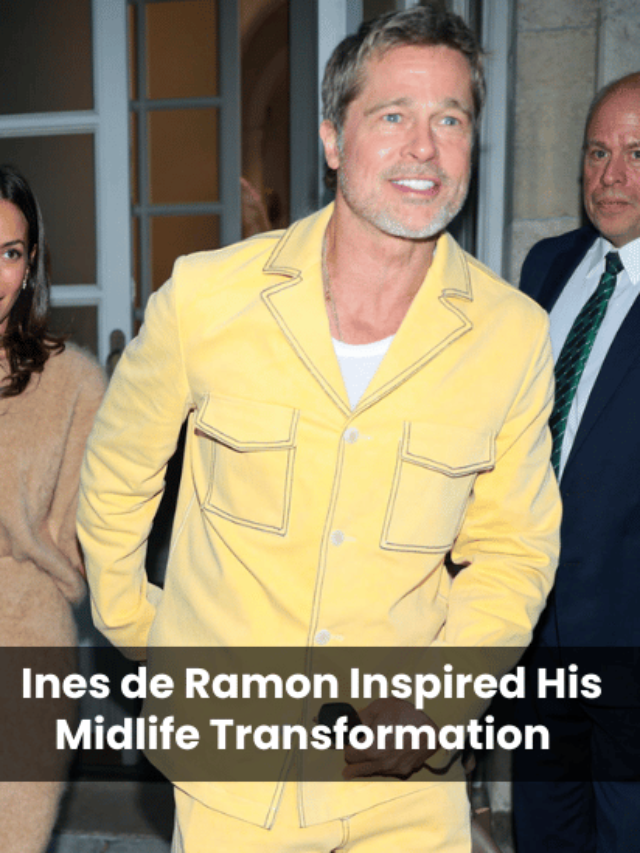 an image of Brad Pitt at 60: How Ines de Ramon Inspired His Midlife Transformation